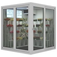 Холодильная камера для цветов на заказ.